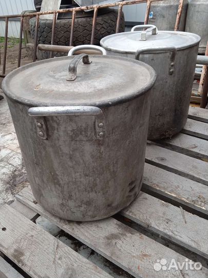 Бачки алюминиевые 30 л и фляги