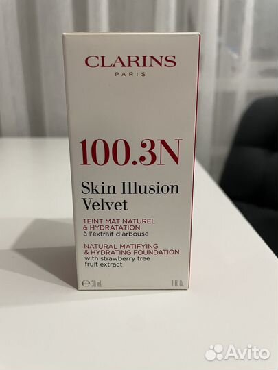 Крем тональный clarins skin illusion velvet
