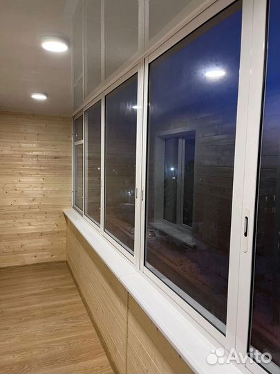 Раздвижные окна на балкон