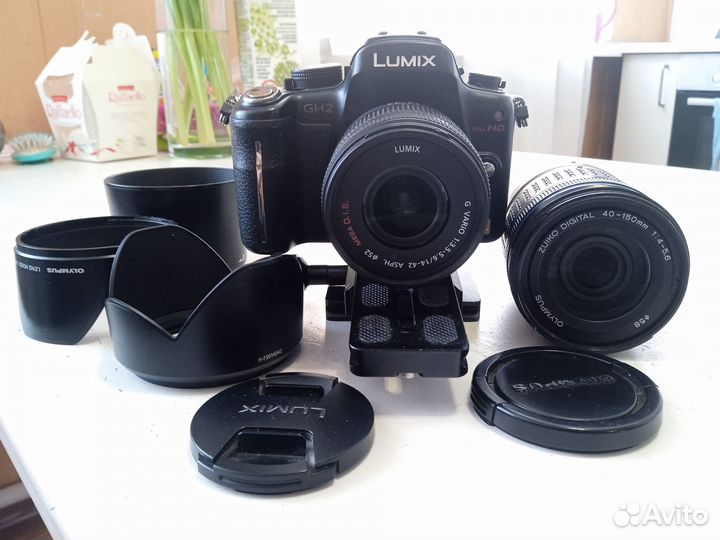 Panasonic GH2 + 14-42 + 40-150 + штатив +стэдикам