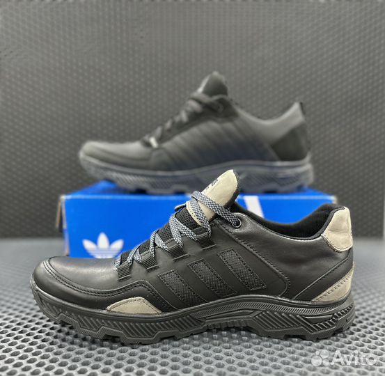Adidas мужские кроссовки кожаные 40-45 размеры