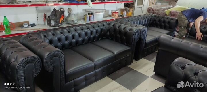 Диван Честер оптом для заведения 028