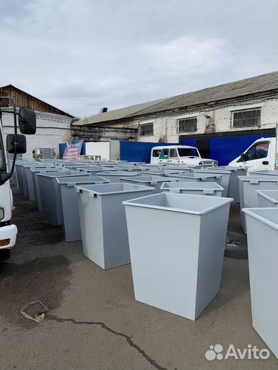 Контейнер для мусора металлический 0,75 м3