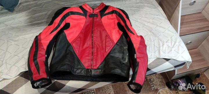 Мотокуртка кожаная lindstrands str 54р