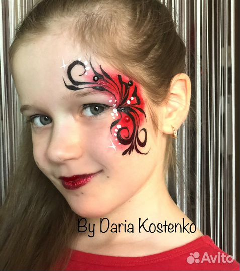 Аквагрим грим на Хэллоуин