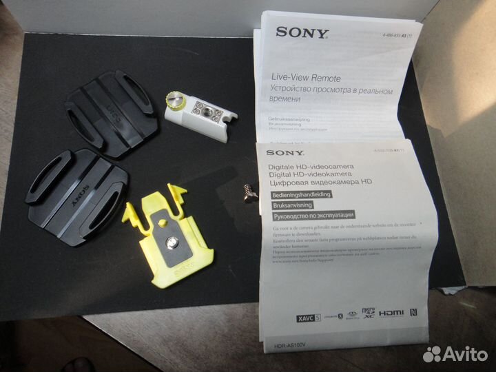 Экшн камера Sony HDR AS100V