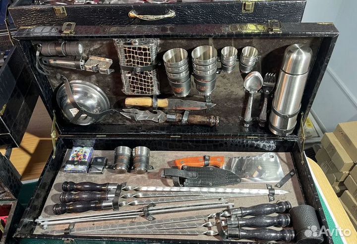 Шашлычный набор в кейсе