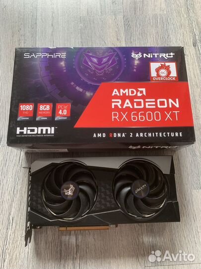 Rx 6600 xt sapphire nitro plus 8 gb