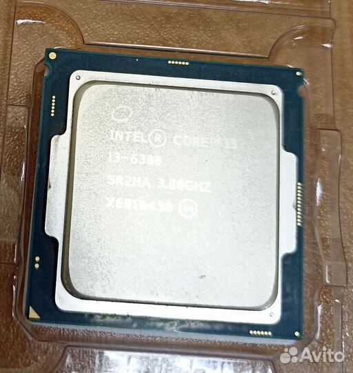 Процессор i3-6300 socket 1151