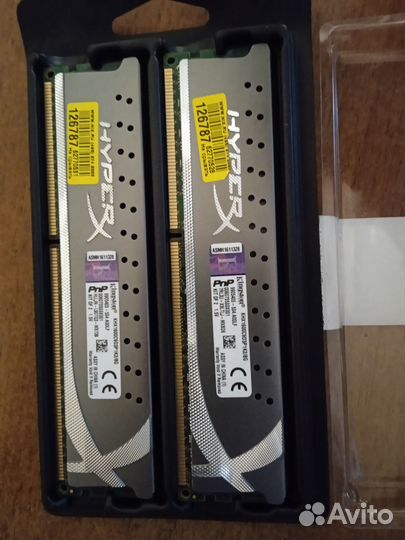 Оперативная память ddr3 8 gb (2x4 gb) 1600 CL9