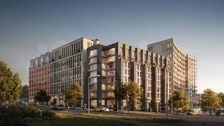 2-к. квартира, 87,5 м², 9/13 эт.