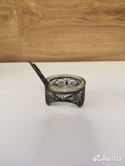 Солонка мельхиор СССР