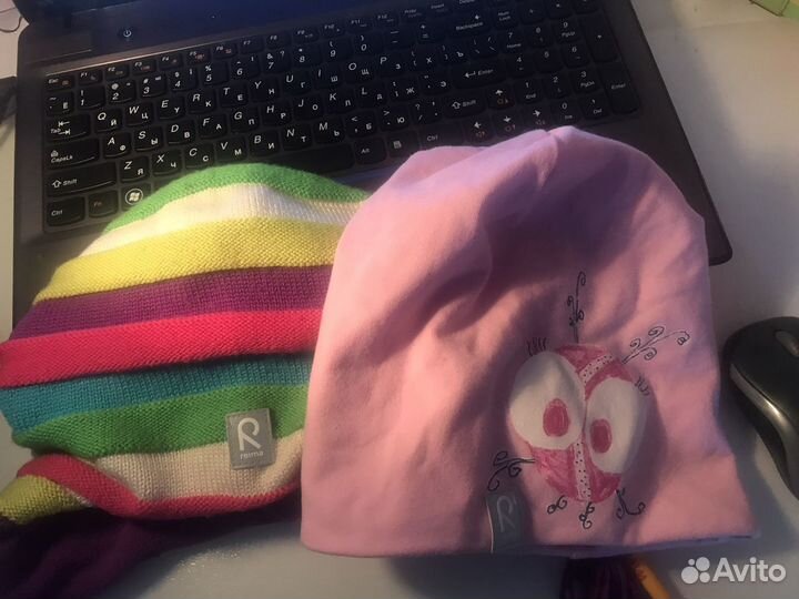 Шапка reima розовая
