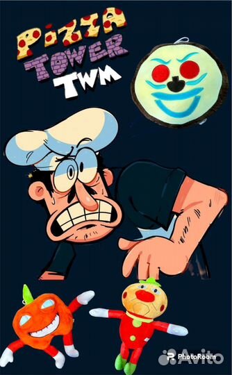 Мягкие игрушки Pizza Tower набор