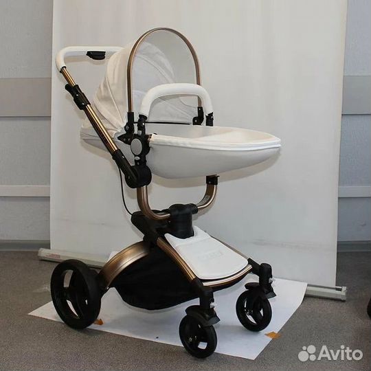 Коляска 2 в 1 эко кожа