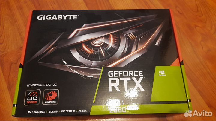Видеокарта gigabyte rtx 2060 windforce oc 12g
