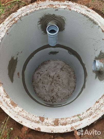 Септик из бетонных колец под ключ