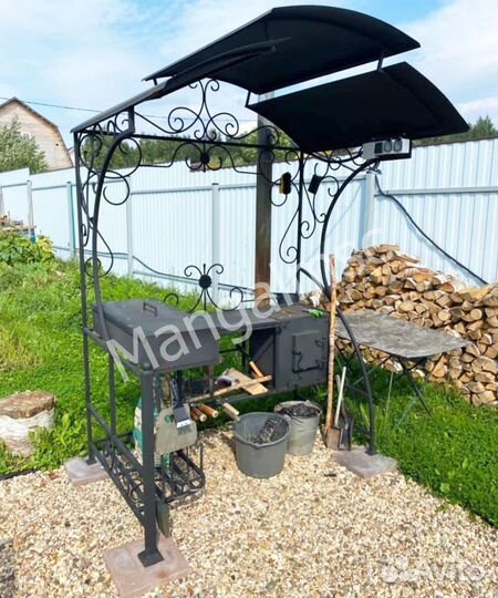 Беседка с мангалом
