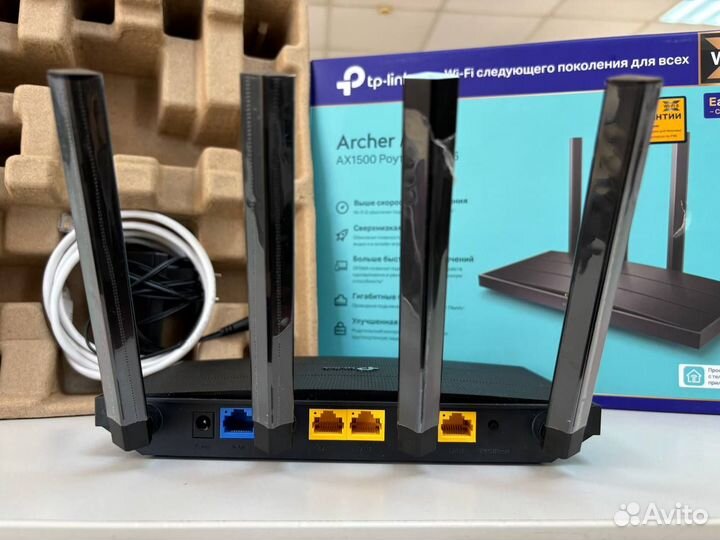 Wi-Fi роутер Tp-Link Archer AX1500 Black