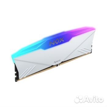 16Gb 3200MHz DDR4 Apacer NOX RGB White (AH4U16G32C