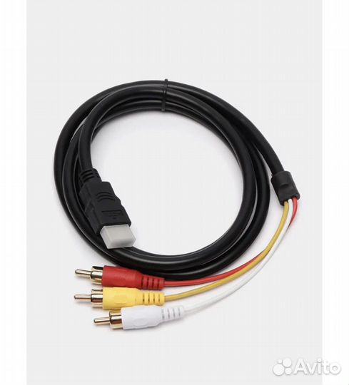 Hdmi 3rca кабель 1.5 метра