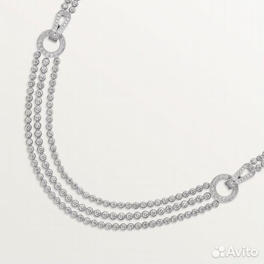 Юв. изделие Cartier Agrafe necklace N7424414 + подарок 1 год гарантии