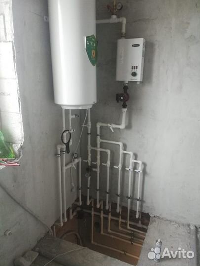 Установка бойлера водонагревателя