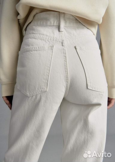 Белые джинсы zara