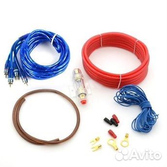Комплект проводов для 2 канального усилителя
