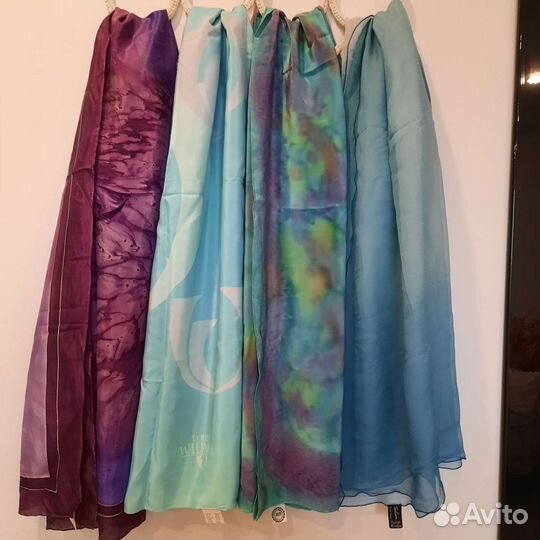 Платки и шарфы шёлковые. Б/У
