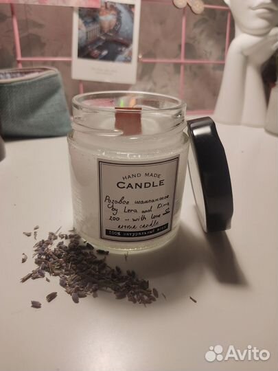 Ароматическая свеча ручной работы