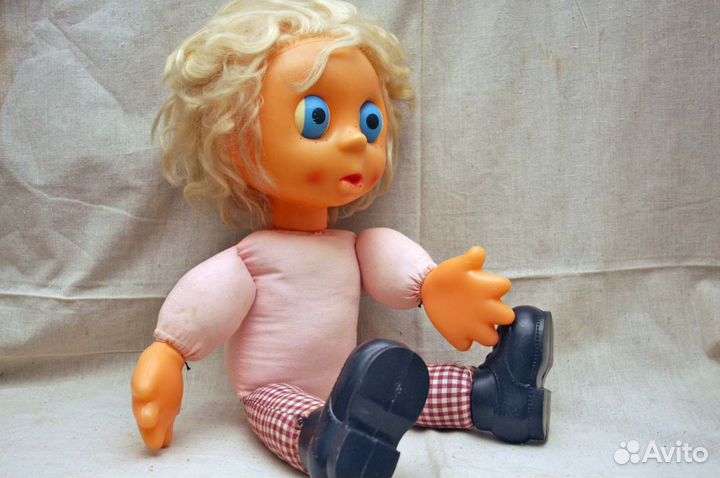 Игрушка кукла Глазастик фабрика Кругозор СССР