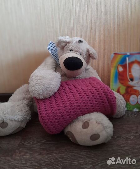 Плед детский вязаный ручная работа