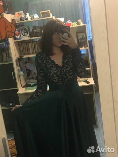 Вечернее платье ручной работы 46-48