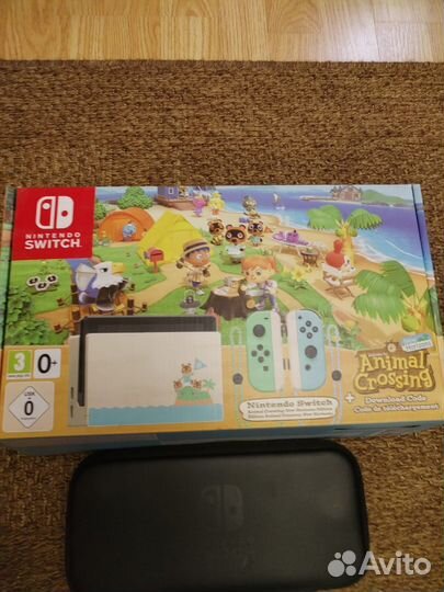 Nintendo Switch Animal crossing edition+Mario Kart