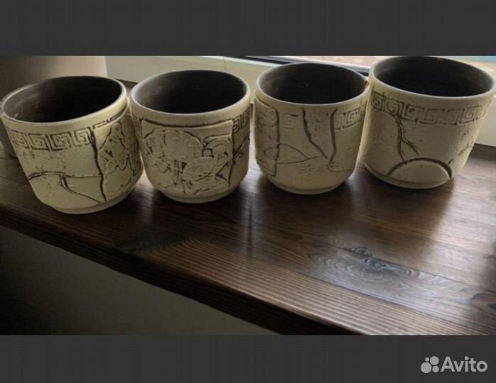 Керамические кашпо 6шт
