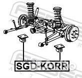 Отбойник задней пружины sgdkorr Febest
