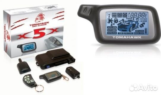 Автосигнализация Tomahawk X5 (с автозапуском )