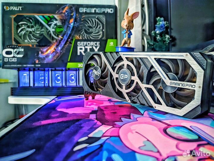 Видеокарта Palit RTX 3070 Gaming Pro OC 8 Гб