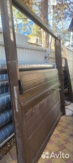 Ворота алюминиевый металлопрофиль 4,5*2,16