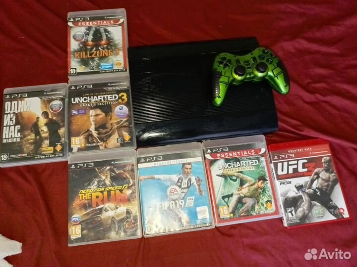 Sony PS3 super slim на 1 терабайт