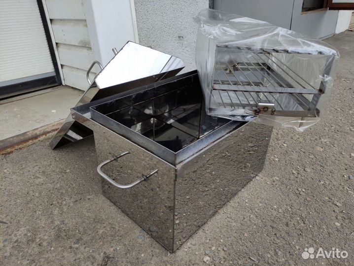 Коптильни горячего копчения нержавейка