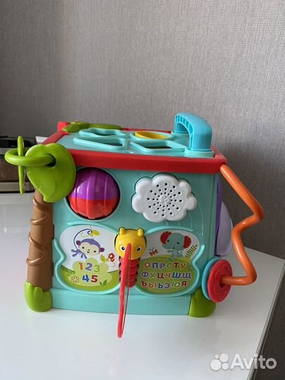 Fisher price музыкальный развивающий куб