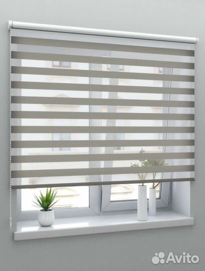 Оконные Рулонные шторы, день ночь за 2дня