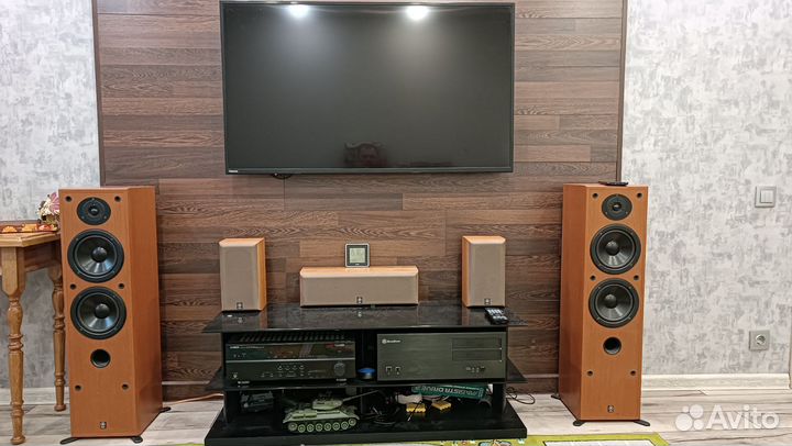 Домашний кинотеатр 5.0 Yamaha колонки акустика