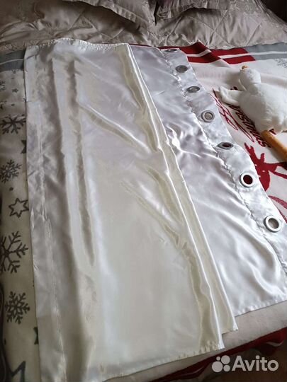 Шторка тюль белая