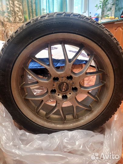Колеса 5 114 3 r18 в сборе зимние