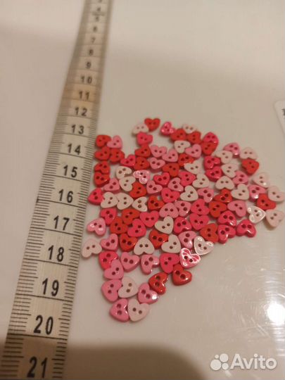 Микро-пуговицы. Пуговки. 100 шт