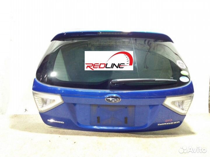 Крышка багажника Subaru Impreza GH2 синяя