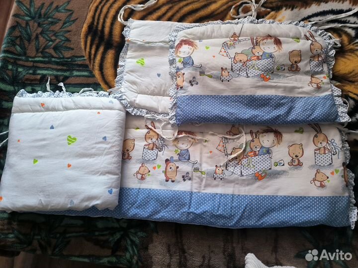 Бортики в детскую кроватку